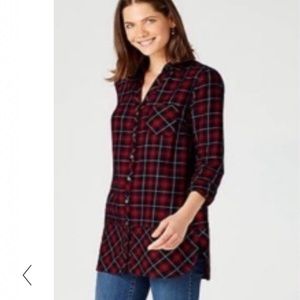 J.Jill Buffalo Plaid Shirt